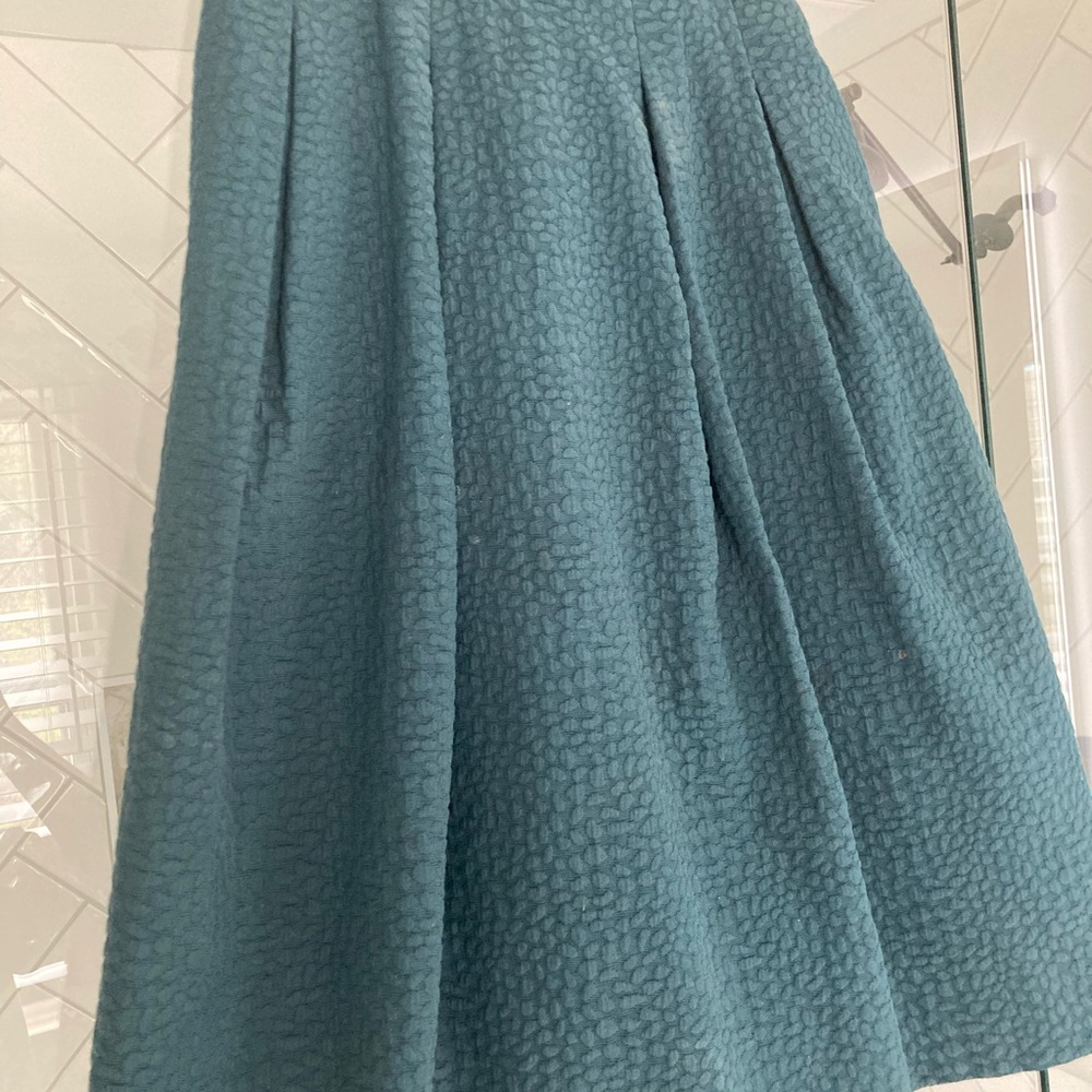 HM Jacquard Pleated Midi Skirt